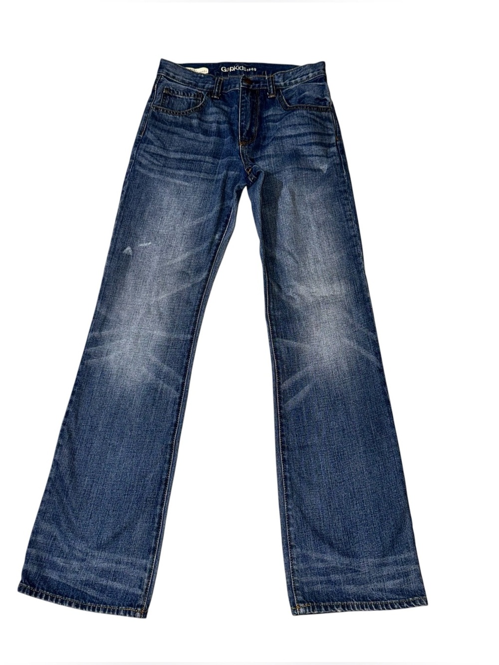 Gap Kids Girl's Size 16 Denim Bootcut Jeans Boot Coupe Semi-Evasee Slim Fit Blue